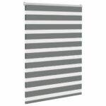 vidaXL Zebra roleta tmavošedá 105x150 cm šírka látky 100,9cm polyester – Obrázok 3