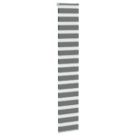 vidaXL Zebra roleta tmavošedá 40x200 cm šírka látky 35,9 cm polyester – Obrázok 3