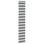 vidaXL Zebra roleta tmavošedá 40x200 cm šírka látky 35,9 cm polyester – Obrázok 4