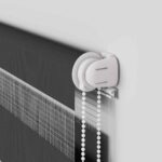 vidaXL Zebra roleta čierna 80x100 cm šírka látky 75,9 cm polyester – Obrázok 10