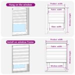 vidaXL Zebra roleta čierna 145x100 cm šírka látky 140,9cm polyester – Obrázok 7