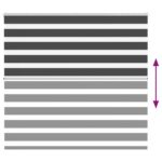 vidaXL Zebra roleta čierna 155x100 cm šírka látky 150,9cm polyester – Obrázok 5