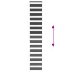 vidaXL Zebra roleta čierna 40x200 cm šírka látky 35,9 cm polyester – Obrázok 5