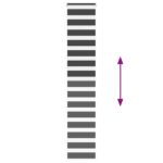 vidaXL Zebra roleta čierna 50x200 cm šírka látky 45,9 cm polyester – Obrázok 5