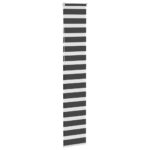vidaXL Zebra roleta čierna 40x230 cm šírka látky 35,9 cm polyester – Obrázok 4