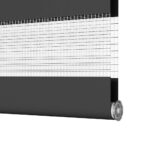 vidaXL Zebra roleta čierna 50x230 cm šírka látky 45,9 cm polyester – Obrázok 12