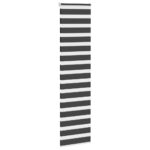 vidaXL Zebra roleta čierna 50x230 cm šírka látky 45,9 cm polyester – Obrázok 3