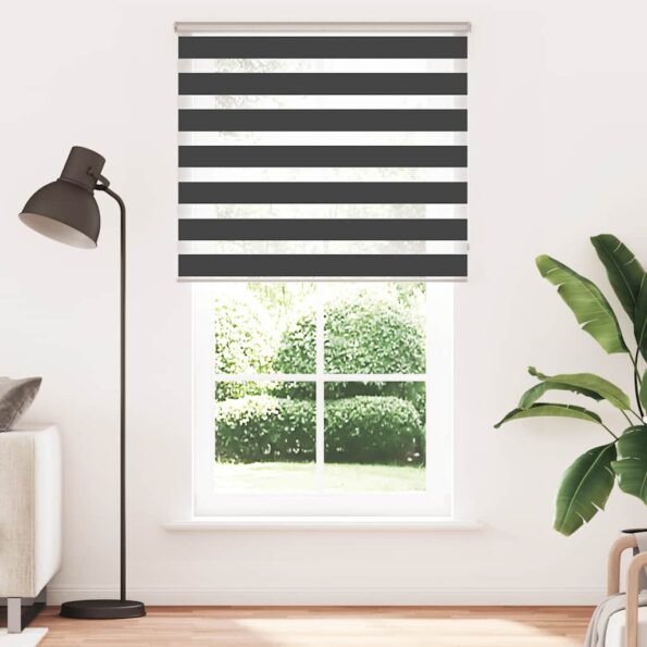 VXL8721158345943_g_en_hd_1.jpg vidaXL Zebra roleta čierna 130x230 cm šírka látky 125,9cm polyester – Obrázok 2