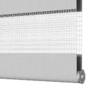 vidaXL Zebra roleta svetlosivá 90x100 cm šírka látky 85,9 cm polyester – Obrázok 12