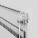 vidaXL Zebra roleta svetlosivá 90x100 cm šírka látky 85,9 cm polyester – Obrázok 10