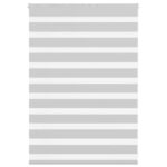 vidaXL Zebra roleta svetlosivá 95x100 cm šírka látky 90,9 cm polyester