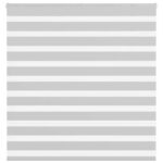 vidaXL Zebra roleta svetlosivá 150x100cm šírka látky 145,9cm polyester