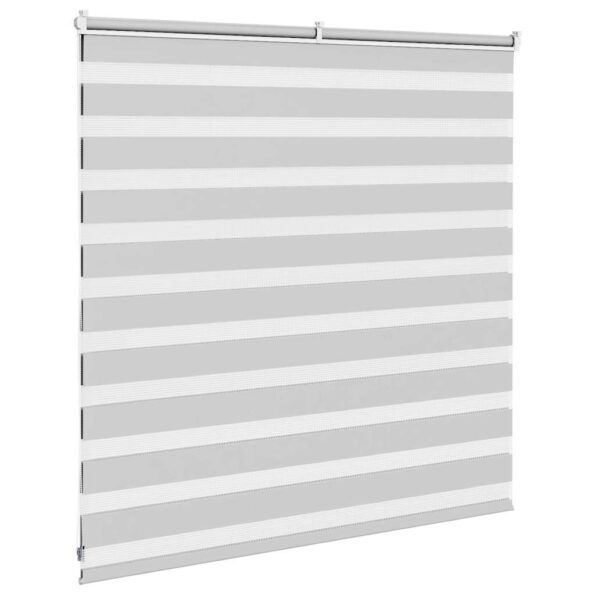 VXL8721158347282_g_en_hd_3.jpg vidaXL Zebra roleta svetlosivá 150x100cm šírka látky 145,9cm polyester – Obrázok 4