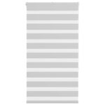 vidaXL Zebra roleta svetlosivá 70x150cm šírka látky 65,9 cm polyester