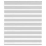 vidaXL Zebra roleta svetlosivá 135x150cm šírka látky 130,9cm polyester