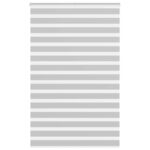 vidaXL Zebra roleta svetlosivá 145x200cm šírka látky 140,9cm polyester