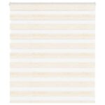 vidaXL Zebra roleta 125x100 cm šírka látky 120,9 cm polyester