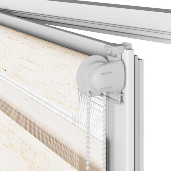 vidaXL Zebra roleta 125x100 cm šírka látky 120,9 cm polyester – Obrázok 11