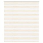 vidaXL Zebra roleta 135x100 cm šírka látky 130,9 cm polyester