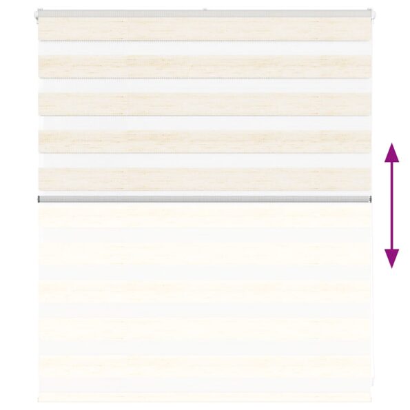 vidaXL Zebra roleta 135x100 cm šírka látky 130,9 cm polyester – Obrázok 5