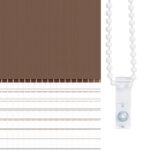 vidaXL Zebra roleta 135x100 cm šírka látky 130,9 cm polyester – Obrázok 9