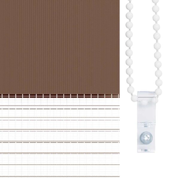 vidaXL Zebra roleta 135x100 cm šírka látky 130,9 cm polyester – Obrázok 9