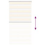 vidaXL Zebra roleta 85x150 cm šírka látky 80,9 cm polyester – Obrázok 5