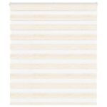 vidaXL Zebra roleta 125x150 cm šírka látky 120,9 cm polyester