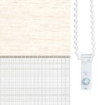 vidaXL Zebra roleta 125x150 cm šírka látky 120,9 cm polyester – Obrázok 9