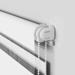 vidaXL Zebra roleta biela 90x100 cm šírka látky 85,9 cm polyester – Obrázok 10