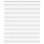 vidaXL Zebra roleta biela 120x100 cm šírka látky 115,9cm polyester