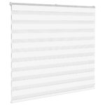 vidaXL Zebra roleta biela 165x100 cm šírka látky 160,9cm polyester – Obrázok 3