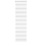 vidaXL Zebra roleta biela 45x150 cm šírka látky 40,9 cm polyester