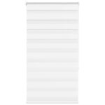 vidaXL Zebra roleta biela 70x150 cm šírka látky 65,9 cm polyester