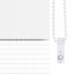 vidaXL Zebra roleta biela 75x150 cm šírka látky 70,9 cm polyester – Obrázok 9