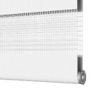 vidaXL Zebra roleta biela 80x150 cm šírka látky 75,9 cm polyester – Obrázok 12