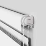 vidaXL Zebra roleta biela 105x150 cm šírka látky 100,9cm polyester – Obrázok 10