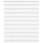 vidaXL Zebra roleta biela 120x150 cm šírka látky 115,9cm polyester