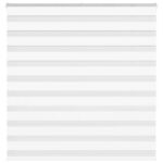 vidaXL Zebra roleta biela 145x150 cm šírka látky 140,9cm polyester