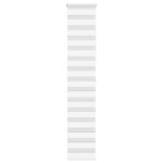 vidaXL Zebra roleta biela 45x200 cm šírka látky 40,9 cm polyester