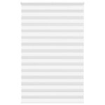 vidaXL Zebra roleta biela 140x230 cm šírka látky 135,9cm polyester