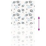 vidaXL Sprchová roleta, 120x240 cm, šírka látky 116 cm – Obrázok 5