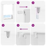 vidaXL Sprchová roleta, 80x240 cm, šírka látky 76 cm – Obrázok 7