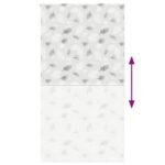 vidaXL Sprchová roleta, 130x240 cm, šírka látky 126 cm – Obrázok 5