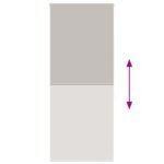 vidaXL Sprchová roleta, 100x240 cm, šírka látky 96 cm – Obrázok 5