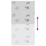 vidaXL Sprchová roleta, 140x240 cm, šírka látky 136 cm – Obrázok 5