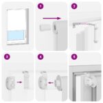 vidaXL Sprchová roleta, 160x240 cm, šírka látky 156 cm – Obrázok 6