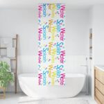 vidaXL Sprchová roleta, 80x240 cm, šírka látky 76 cm – Obrázok 2