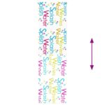 vidaXL Sprchová roleta, 80x240 cm, šírka látky 76 cm – Obrázok 5