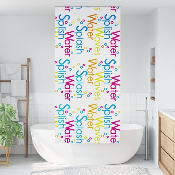 vidaXL Sprchová roleta, 100x240 cm, šírka látky 96 cm – Obrázok 2